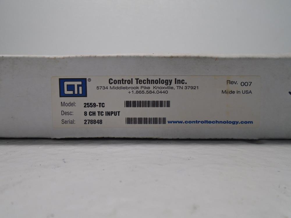 Control Technology 2559-TC 8-Channel Thermocouple Input Module